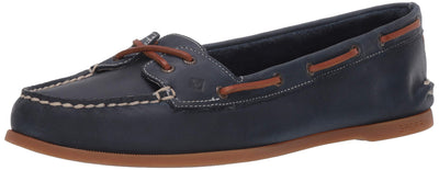 Sperry Women's Authentic Original Skimmer Boat Shoe, NAVY, 10 M US