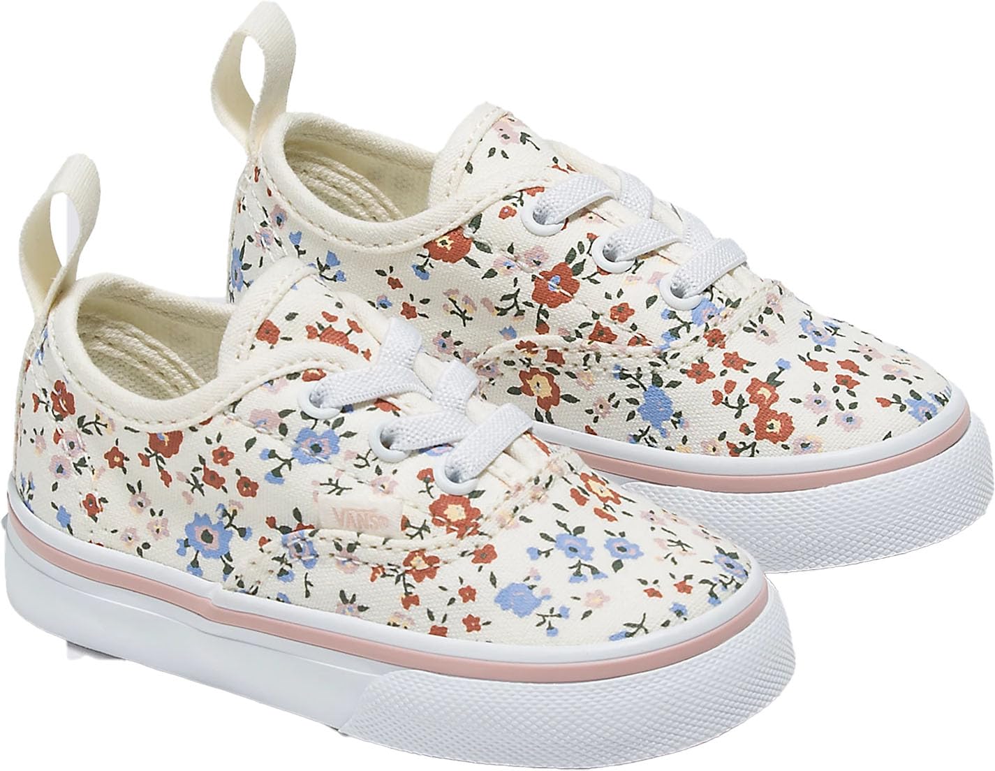 Vans - Toddlers Authentic Elastic Lace Shoes, Color Marshmallow/Multi, Size: 5 M US Toddler