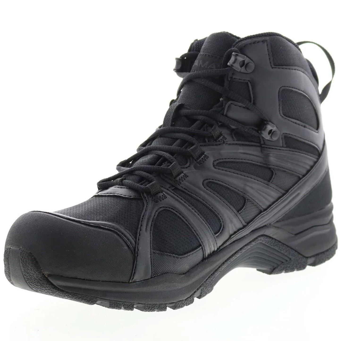Altama Unisex Aboottabad Trail Runner Mid Combat Boots - Tactical, EVA Midsole, Quick-Drying Upper, Water-Resistant Membrane, Black, 12.5 Wide Women/11 Wide Men