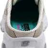 Skechers Women's D'Lites - Resilient Mule Slip-On Sneaker, White/Vapor/Silver, 11 W US