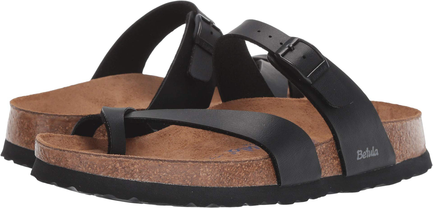 Birkenstock Betula Licensed Mia Soft Black Birko-Flor™ EU 36 (US Women's 5-5.5) Narrow