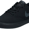 NIKE SB Check Solarsoft Canvas, Black/Anthracite, 12 Women/10.5 Men