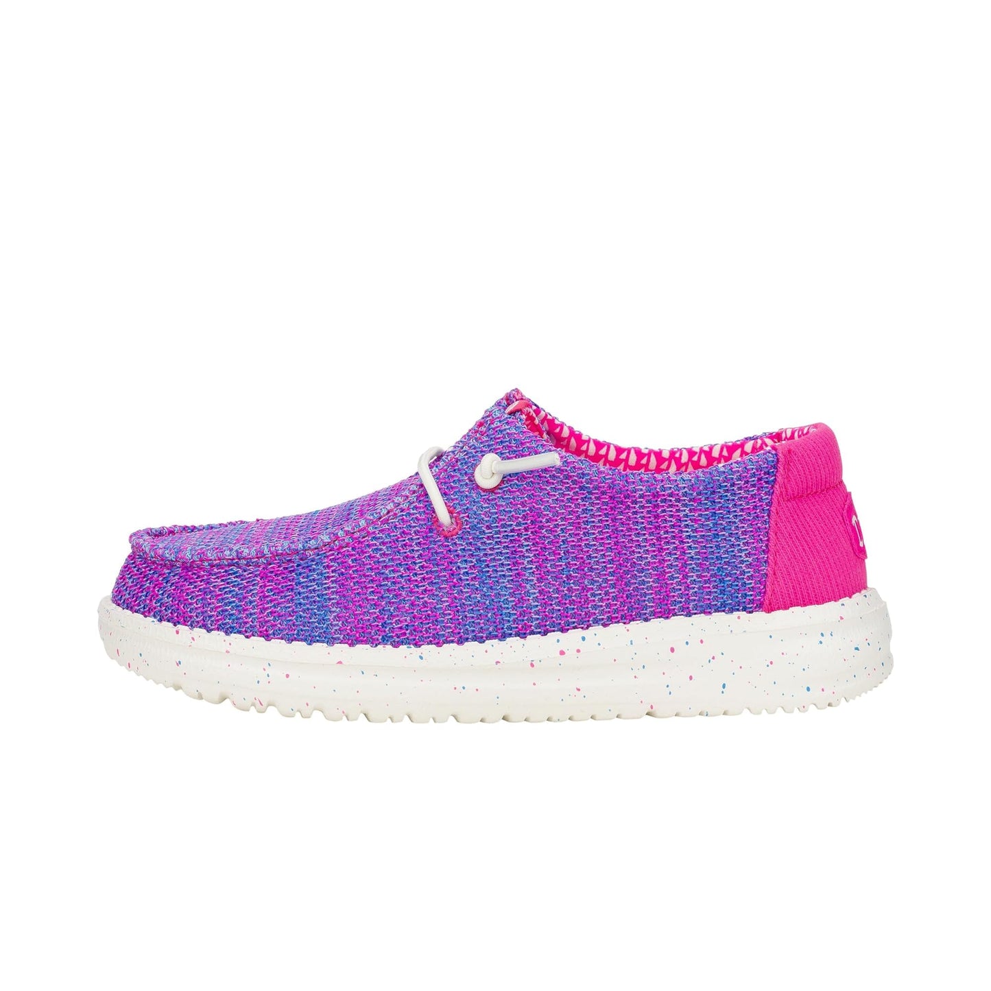 HEYDUDE Womens Kid Wendy Stretch Mesh (Toddler) Pink Multi 7 Toddler