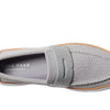 Cole Haan Grandpro Topspin Stitchlite Penny Loafers for Men - Removable Man-Made Insole - Cap Toe Sleet/Optic White 7 D - Medium