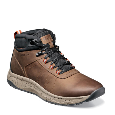 Florsheim Tread Lite Plain Toe Hiker Boot Brown Crazy Horse/Mesh 12 M (D)
