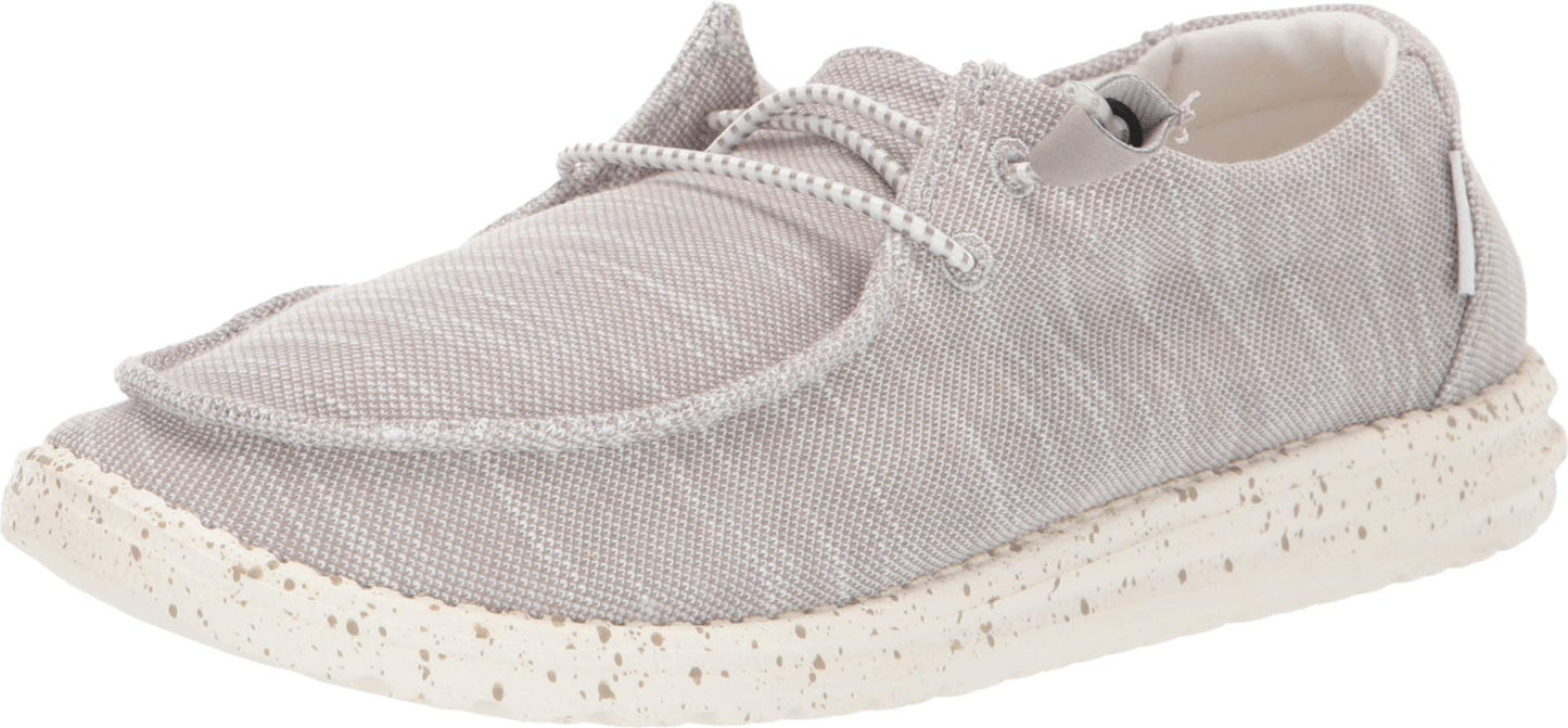 HEYDUDE Women's Wendy Mushroom Size 10 | Women’s Shoes | Women’s Lace Up Loafers | Comfortable & Light-Weight