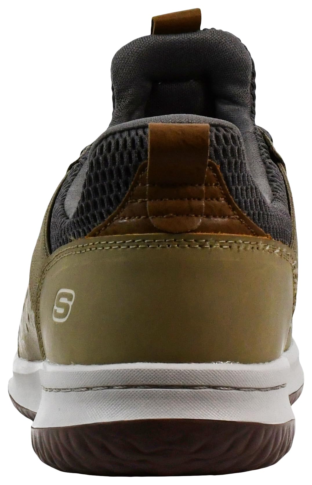 Skechers Men's Delson-Axton Shoes, Taupe, 9 M