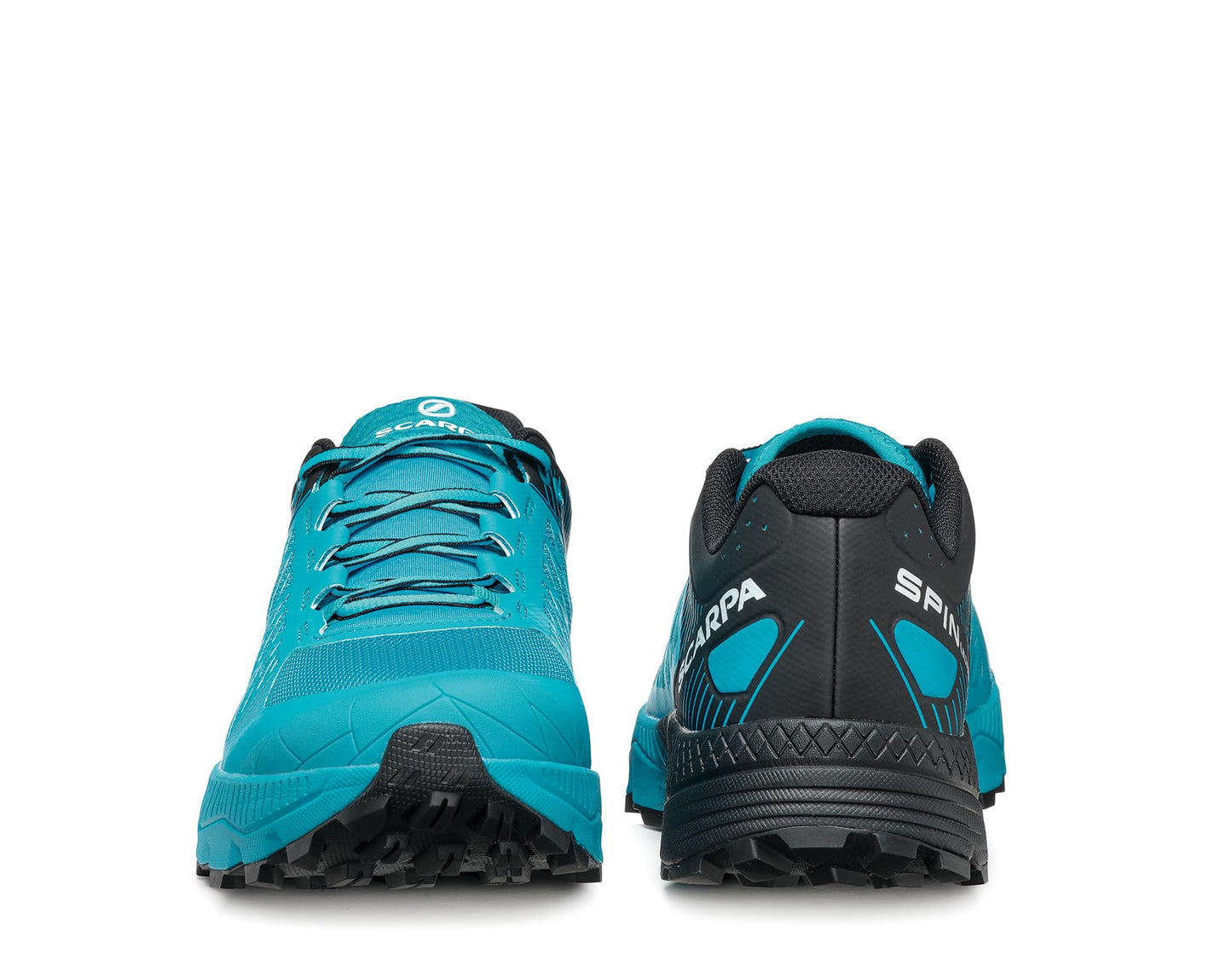 SCARPA Men's Spin Ultra Trail Shoes for Hiking and Trail Running - Azure/Black - 9-9.5