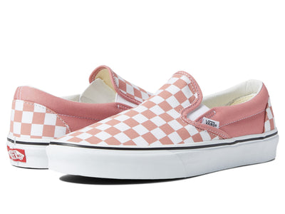 Vans Classic Slip-On™ (Checkerboard) Rosette/True White Men's 3.5, Women's 5 Medium