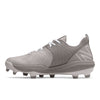 New Balance Men's 4040 V6 Molded Baseball Shoe, Grey/White, 15 M US