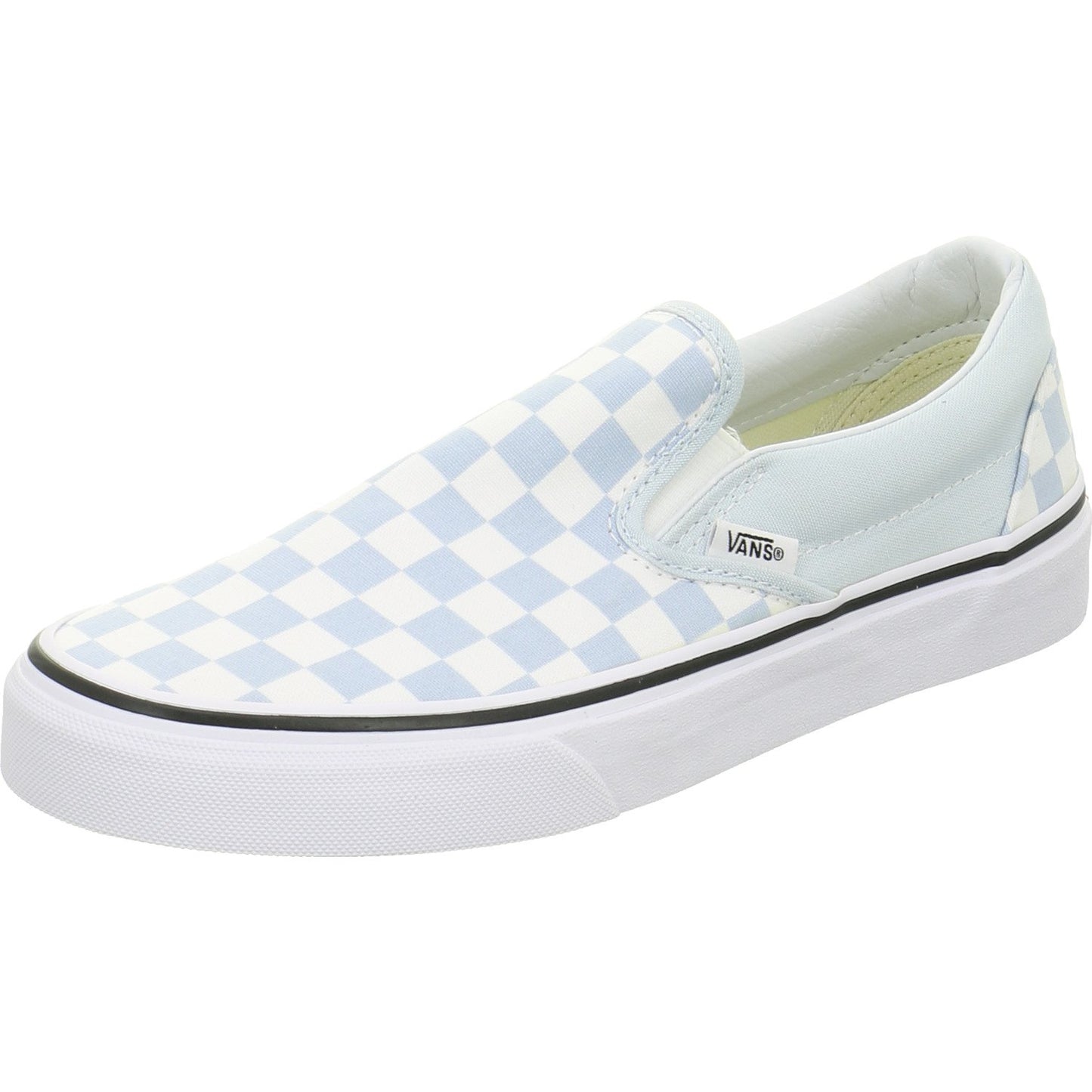 Vans Unisex Classic Slip-on Slip On Trainers, Blue Checkerboard Baby Blue True White Qck, 4.5 UK