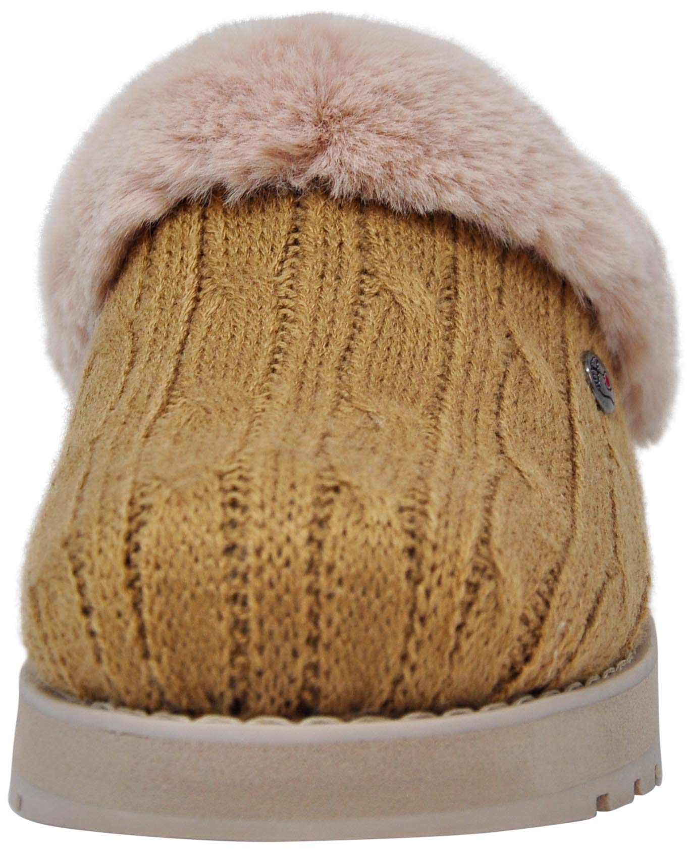 Skechers Women's Ice Angel Slipper Slipper, Chestnut, 10