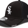 New Era MLB Neo Team Color 39Thirty Stretch Flex Fit Hat Cap (as1, Alpha, m, l, Chicago White Sox Black)