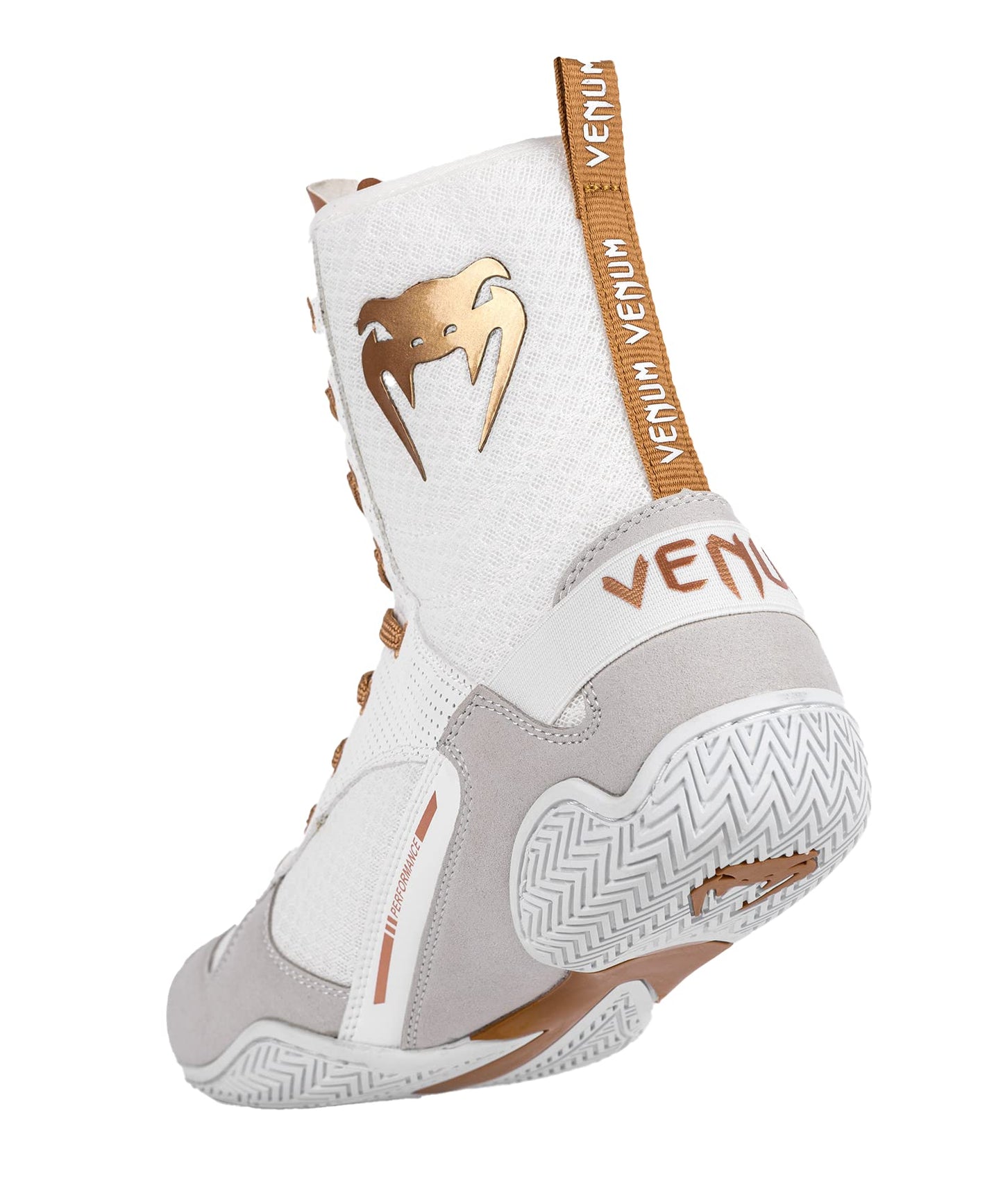 Venum "Elite Boxing Shoes - White/Gold