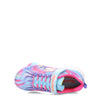 Skechers Kids Girls Dreamy Lites-Swirly Sweets Sneaker, Blue/Multi, 3 Little Kid