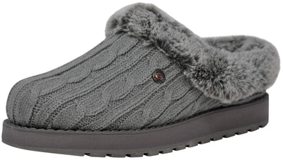 Skechers womens Keepsakes - Ice Angel Slipper, Grey, 8 Wide US