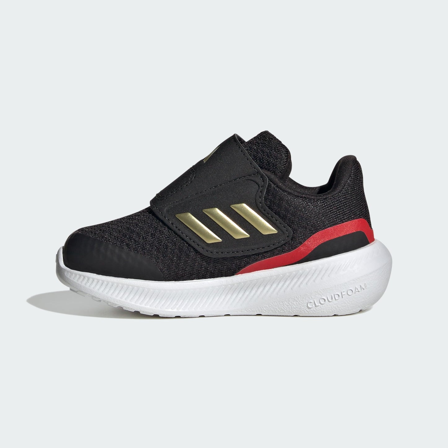 adidas RunFalcon 3.0 AC (Toddler) Core Black/Gold Metallic/Better Scarlet 5 Toddler M