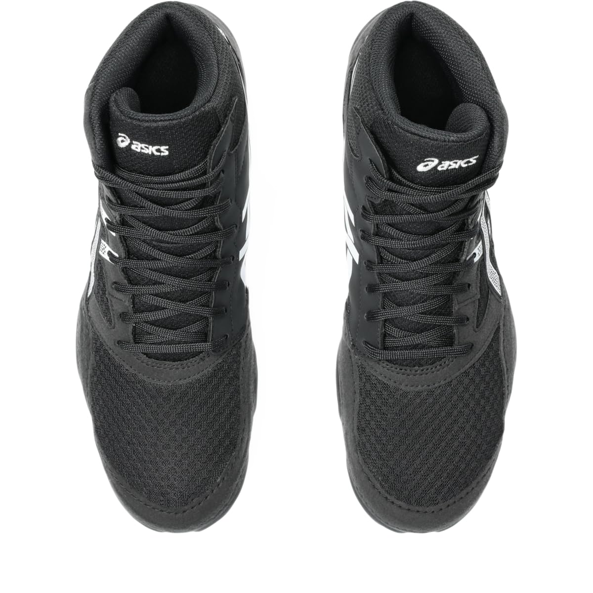 ASICS Men's Snapdown 4 Wrestling Shoes, 5, Black/White