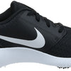 Nike Golf Women's Roshe G Shoes, Black/Metallic White/White, 8