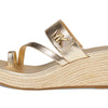 Michael Kors Jilly Mid Wedge Pale Gold 8.5 M