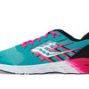 Saucony Wind 2.0 Running Shoe, Turq/Pink/Black, 4.5 US Unisex Big Kid