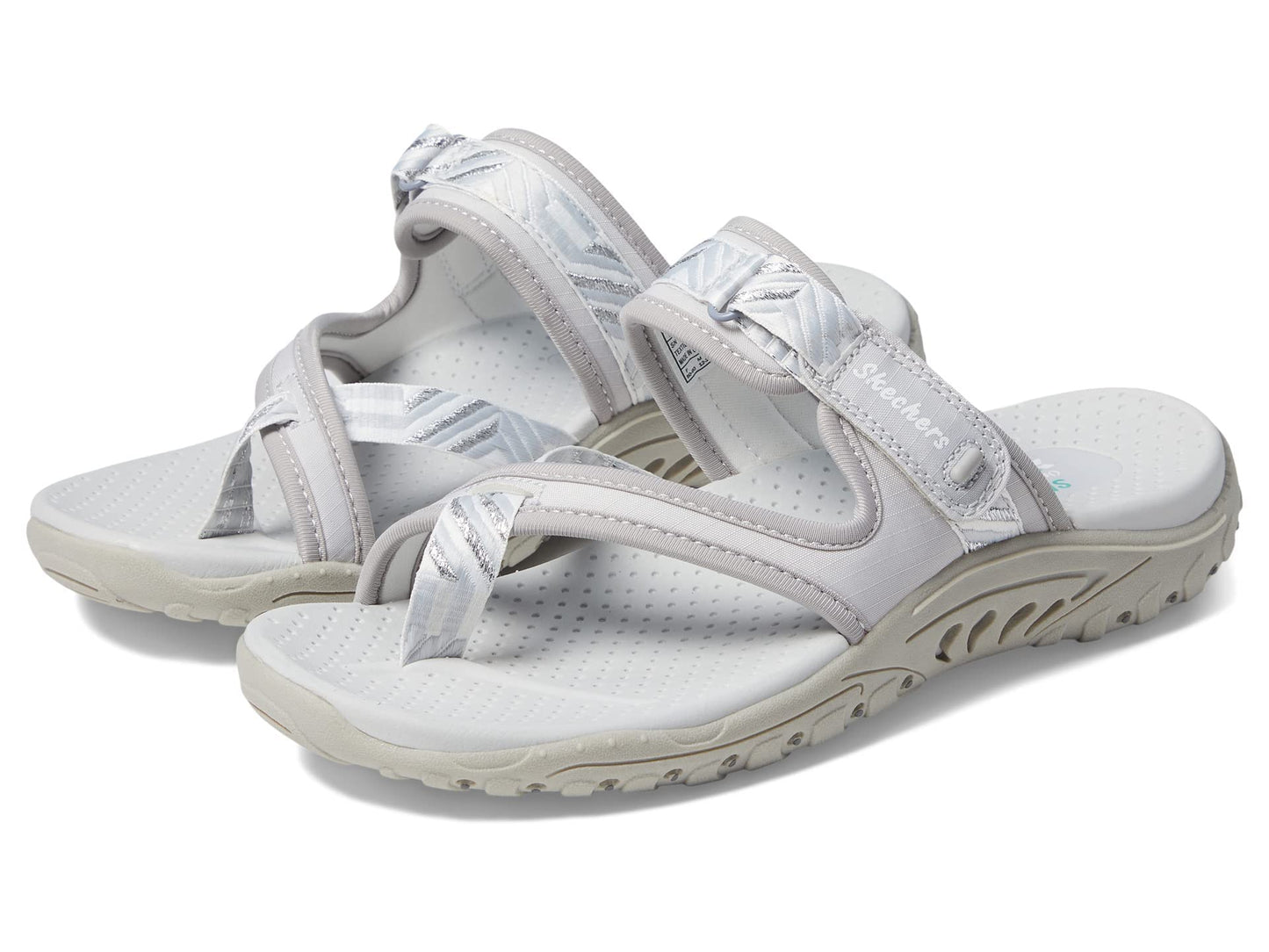 Skechers Reggae - Vibrancy Light Gray 10 B (M)