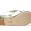 Stuart Weitzman Miami 50 Wedge Slide Platino 6 B