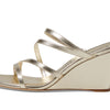 Stuart Weitzman Strapeze 85 Wedge Light Gold 9 B