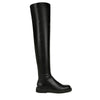 Franco Sarto Womens Angeli Over The Knee Boot Black Stretch 11 M