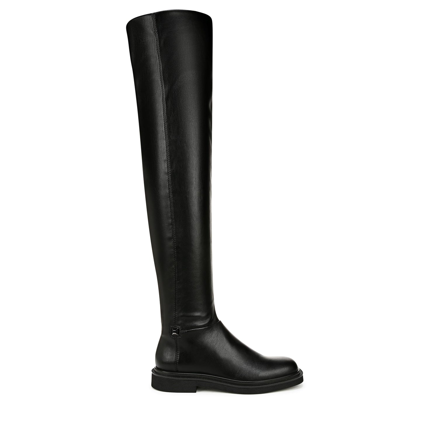 Franco Sarto Womens Angeli Over The Knee Boot Black Stretch 11 M