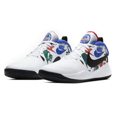 Nike Team Hustle D 9 (gs) Big Kids Cw5815-100 Size 6