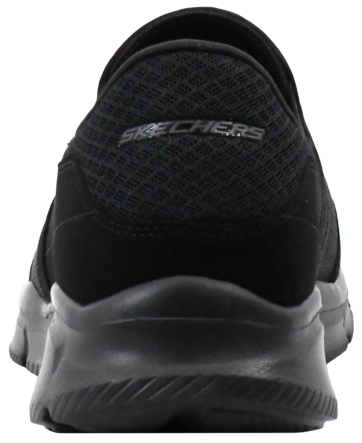 Skechers mens Equalizer Persistent Ballet Flat, Black, 7.5 US