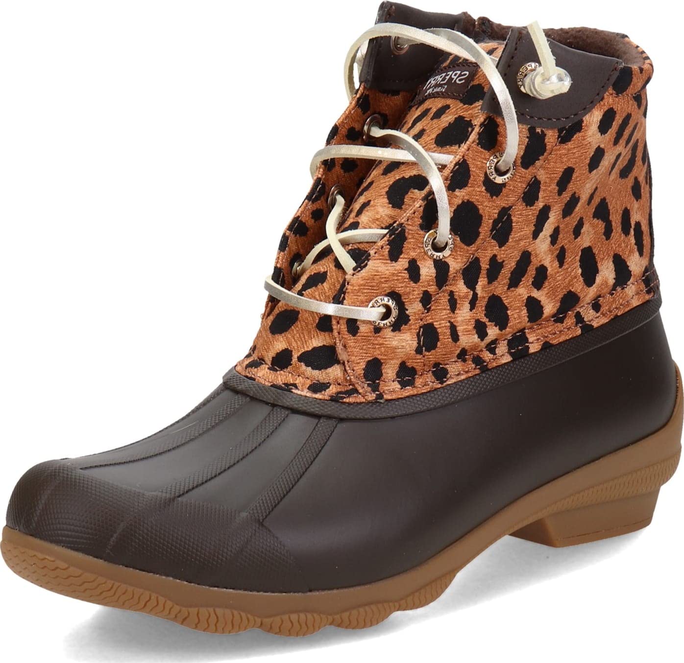 Sperry Syren Gulf Textile Cheetah Brown 6 M (B)