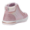 Skechers Kids Shoutouts - Glimmer Zip Sneaker, Rose Gold, 5.5 Big Kid