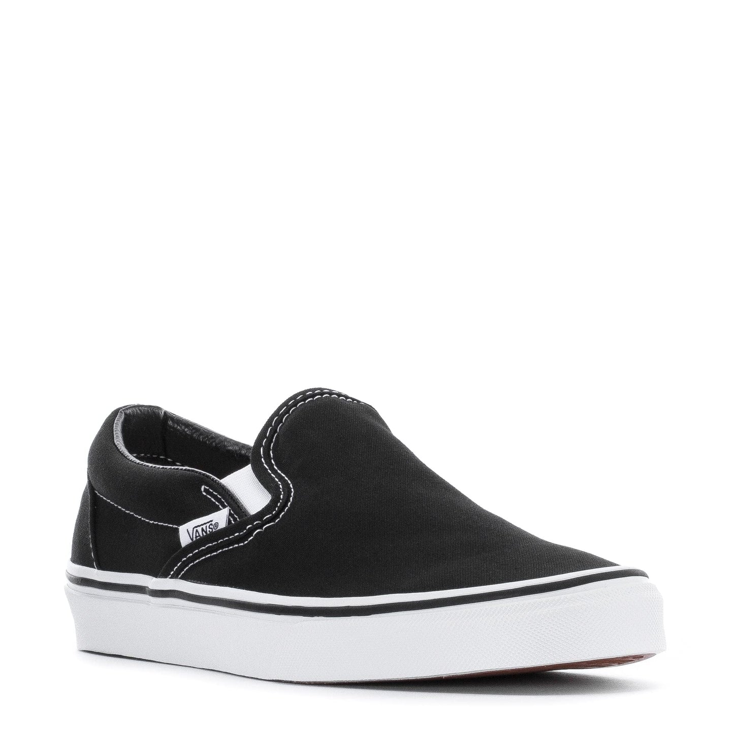 Vans Classic Slip On Black White Mens US 9.5