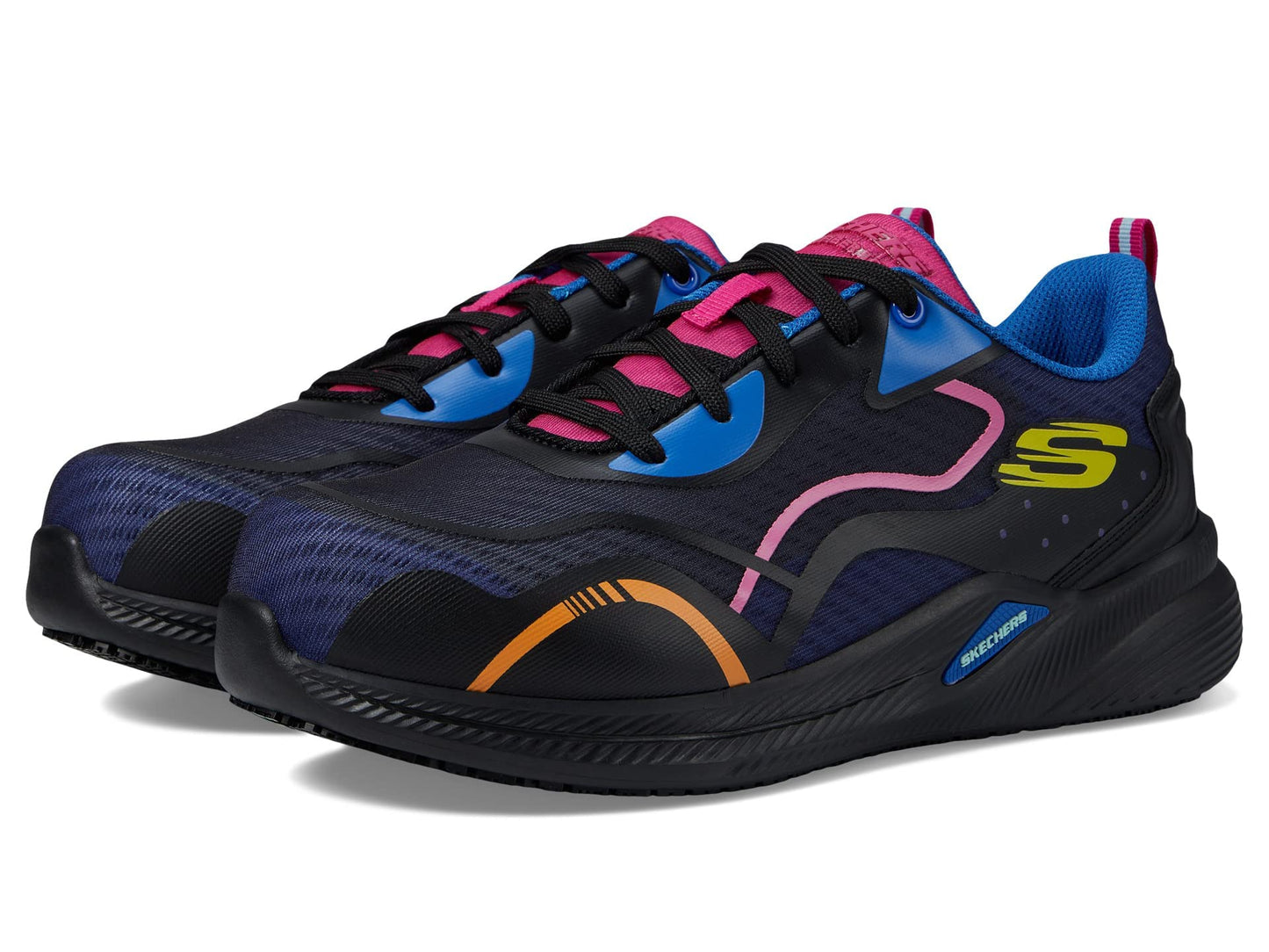 Skechers Carbix Comp Toe Black Multi 7 B (M)