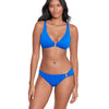 Lauren Ralph Lauren Womens Beach Club Solids Ring Side Hipster Blue 8