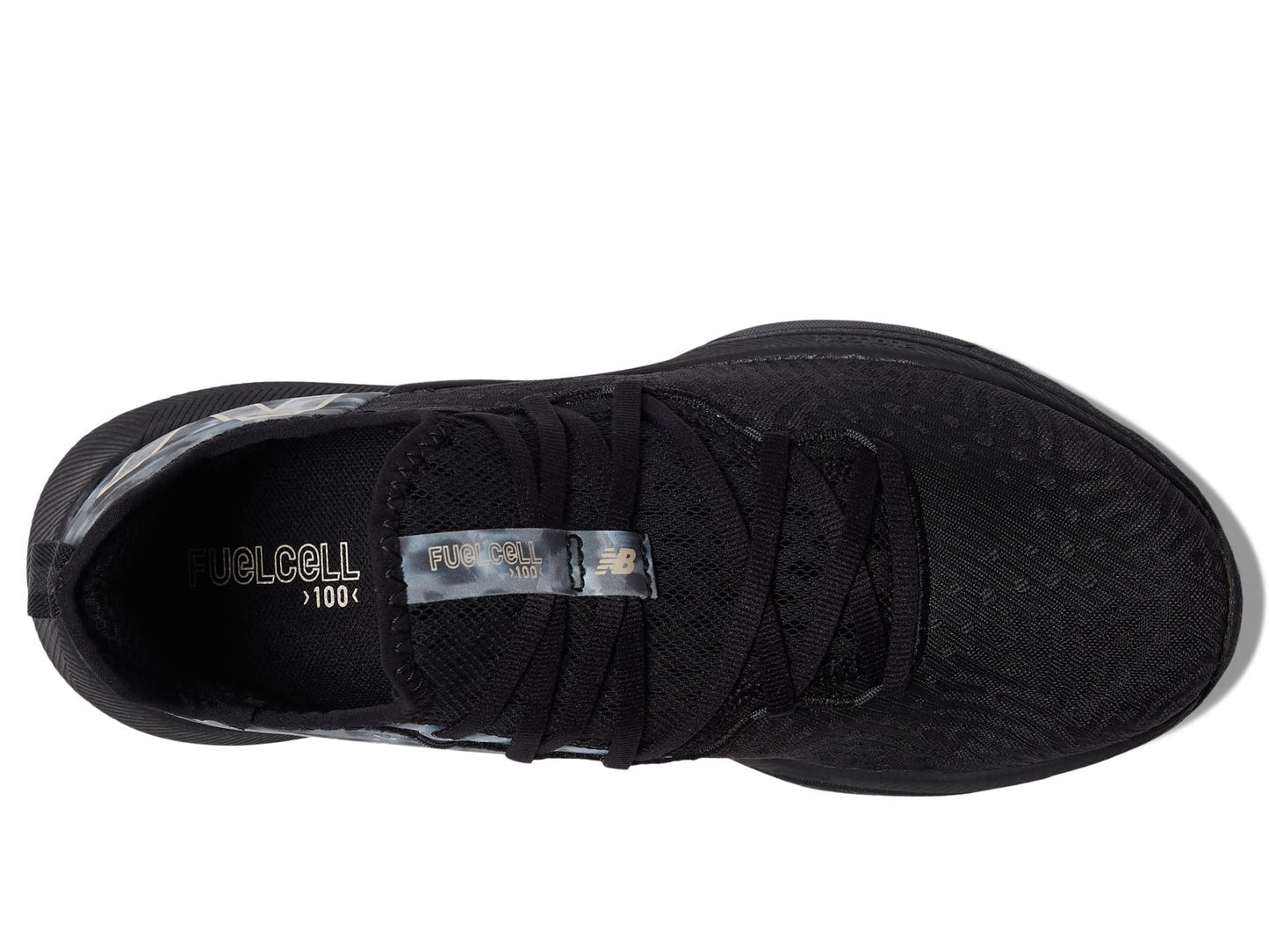 New Balance Women's FuelCell 100 V1 Cross Trainer, Black/Rose Gold Metallic, 7 Wide US