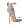 Stuart Weitzman Nudistcurve Crystal Nova 100 Sandal Rosewater/Clear 8.5 B