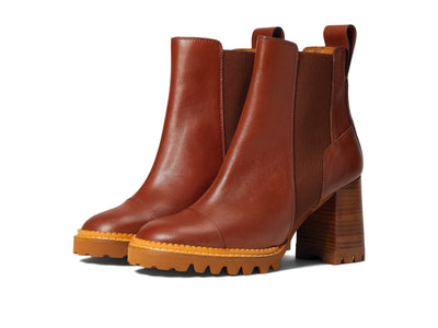 See by Chloe Mallory Ankle Boot Rust/Copper EU 35 (US Women's 5) M