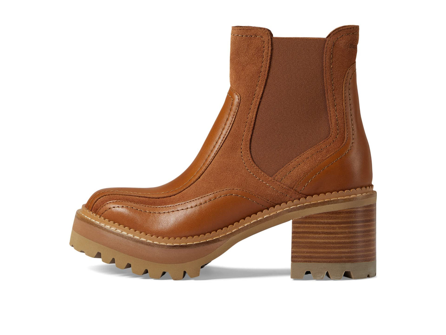See by Chloe Dayna Ankle Bootie Tan EU 38 (US Women's 8) M