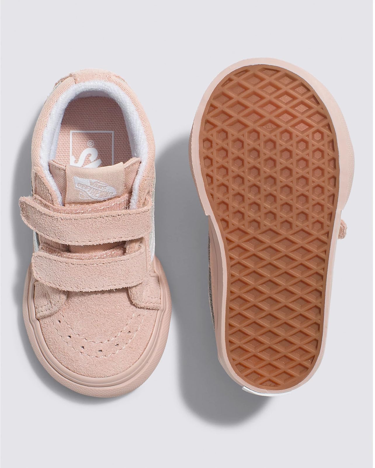 Vans - Toddlers Sk8-Mid Reissue V Shoes, Color Rose Smoke, Size: 4.5 M US Toddler