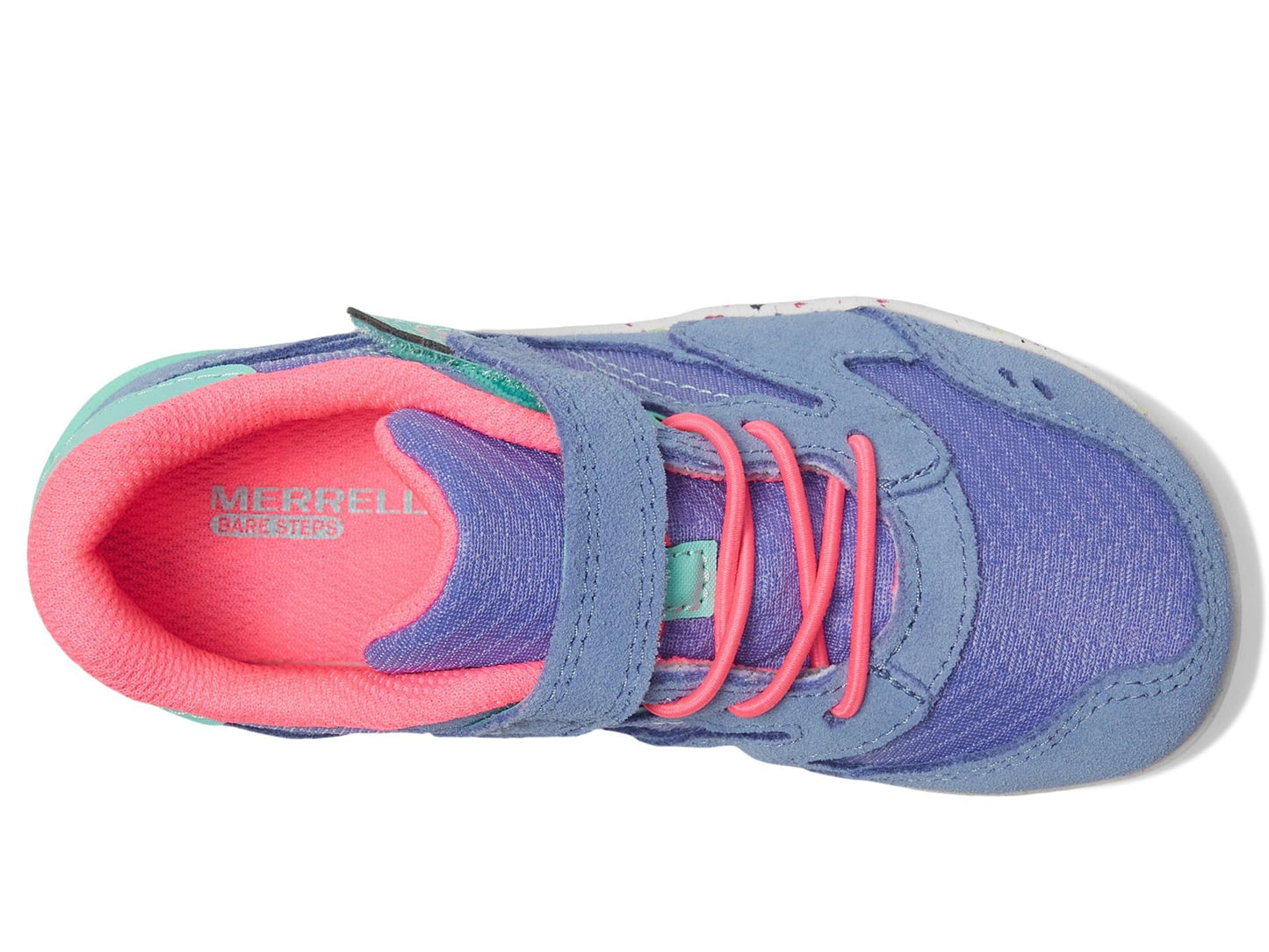 Merrell, Unisex, Bare Steps A83 (Little Kid), Periwinkle, 8, Wide