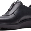 Clarks womens Kayleigh Sail Loafer, Black Interest Suede Combi, 7 US