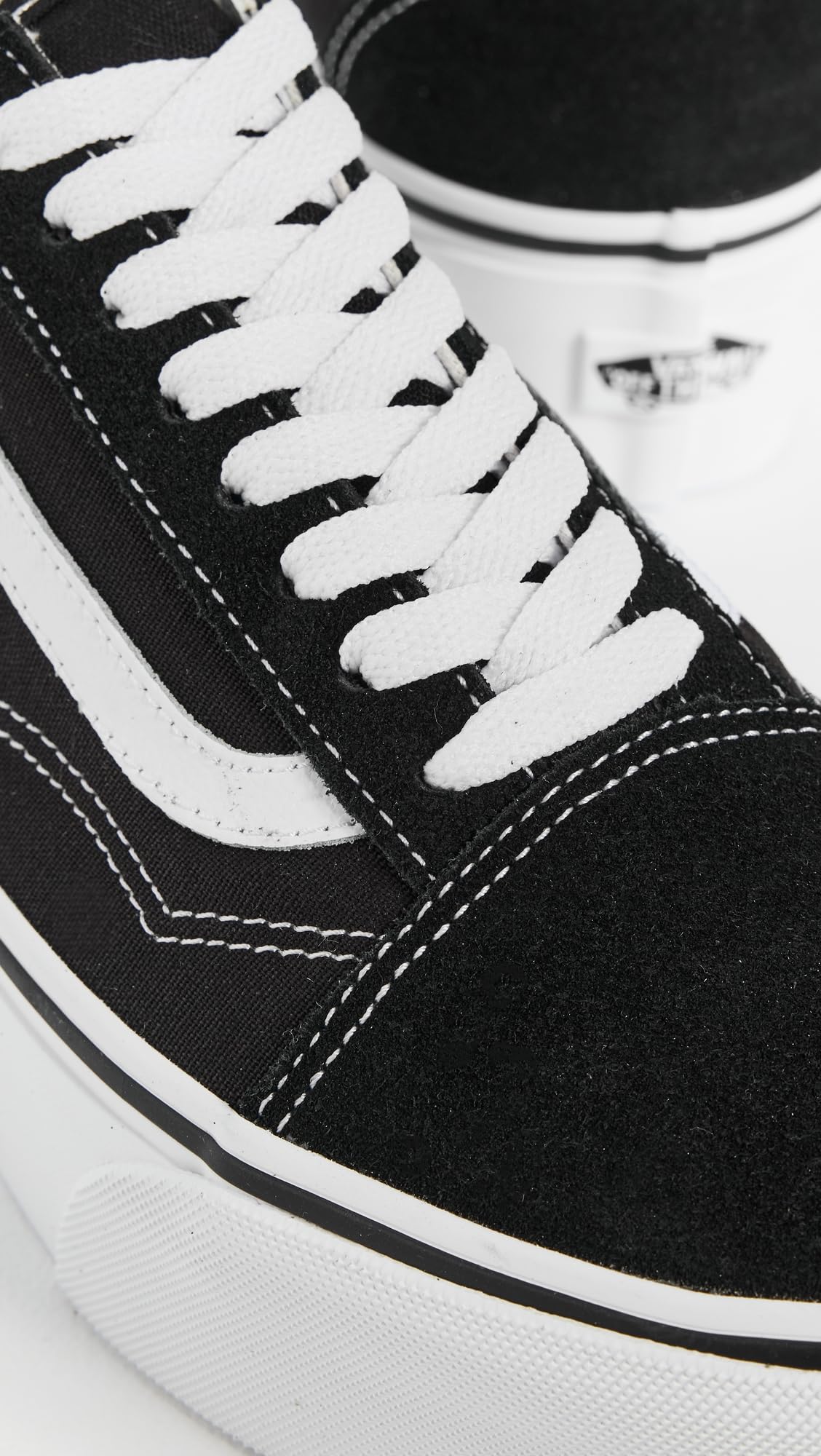 Vans UA Old Skool Stackforms, Black/True White, 5 US Women/3.5 US Men
