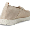 HEYDUDE Women's Wendy Halo Slip On Shoe, Beige Size 6 | Lightweight Casual Loafer with Elastic Laces and Removable Foam Insole