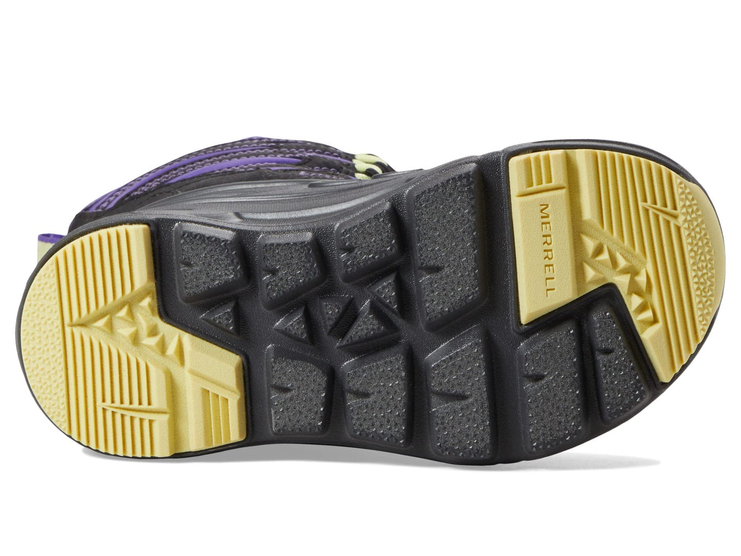 Merrell Snow Boot, Purple/Citron, 3 US Unisex Big Kid
