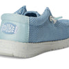 HEYDUDE Boy's Toddler Wally Stretch Sox Slip On Shoe, Cloud Blue/Dawn Blue Size 8 | Lightweight Easy On Casual Shoe
