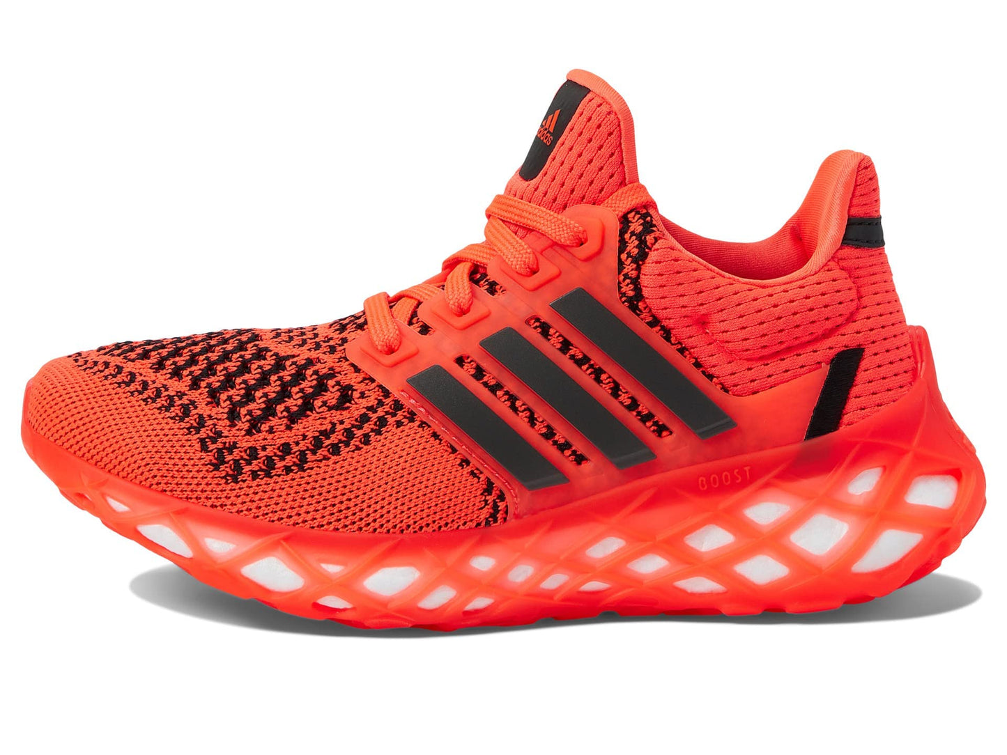 adidas Boy's Ultraboost Alphaskin Web (Big Kid) Solar Red/Night Metallic/Black 4.5 Big Kid M