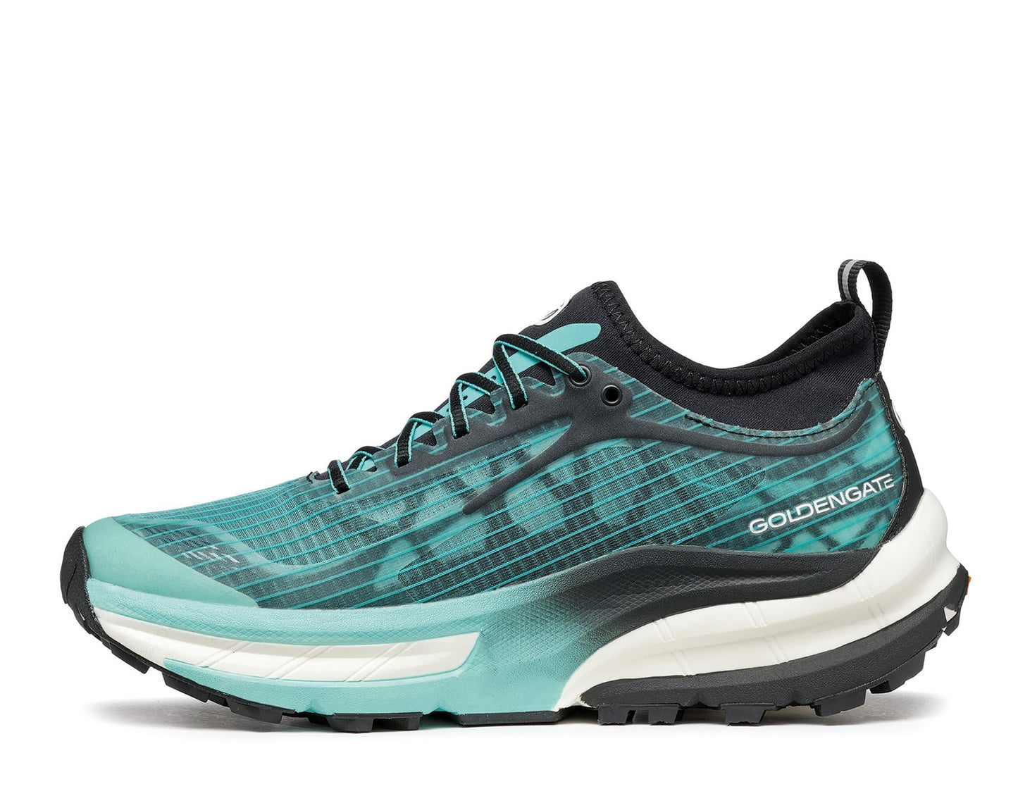 SCARPA Women's Golden Gate ATR Trail Shoes for Hiking and Trail Running - Aruba Blue/Black - 9-9.5